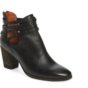 Frye Black Leather Naomi Bootie